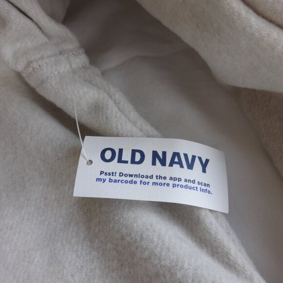 Old Navy women's utility Shacket size M, cream color button front & sleeves NWT - Picture 6 of 14